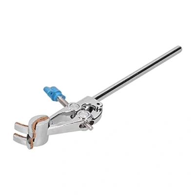 Imagen de Abrazadera para vaso de precipitados, soporte laboratorio, pinza, cabezal forrado corcho, pinza universal 4 puntas, laboratorio estilo dedo, herramienta