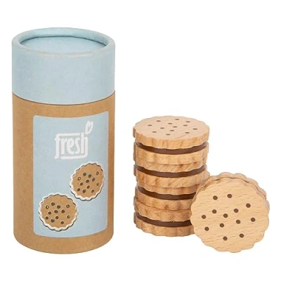 Imagen de Small Foot Galletas de sándwich Fresh Madera, para Tienda y Cocina el Juego rol a Partir 3 años, 12352 Juguete, Multicolor