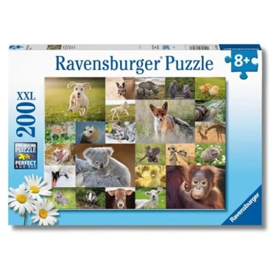 Imagen de Ravensburger Puzzle Crías del mundo, 200 Piezas XXL, Edad Recomendada 8+ Años