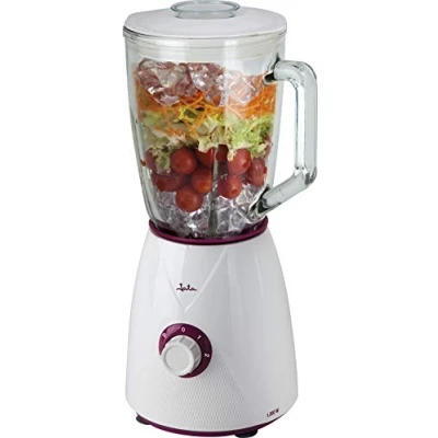 Imagen de Jata, BT265, Batidora de Vaso 1300 w, 4 Cuchilla dentada acero inoxidable, 2 velocidades y Pulse, Jarra desmontable, Pica hielo, Blanco, Capacidad 1,5 l