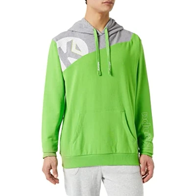 Imagen de Kempa Core 2.0 Sudadera, Hombre, Verde Esperanza/Gris Oscuro, S