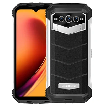 Imagen de DOOGEE 5G Teléfono Resistente VMAX, Gran Batería 22000mAh, Dimensity 1080 12GB+256GB, 6.58&#039;&#039; 120Hz FHD+, 108MP Triple Cámara (Visión Nocturna 20MP), Android 12 Smartphone Impermeable, NFC GPS Plata