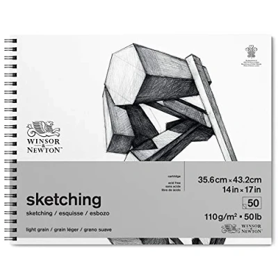 Imagen de Winsor &amp; Newton papel de esbozo, Blanco Extra, 35,6 x 43,2cm