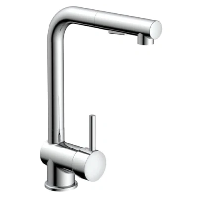 Imagen de EISL NI183ARTCR COOL Grifo monomando para fregadero (caño alto y alcachofa, cromado)