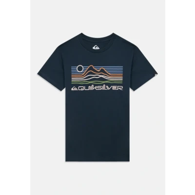 Imagen de Quiksilver Camiseta estampada para niños, Talla: 14a, Dark navy