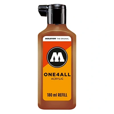 Imagen de Molotow mo692092 Refill one4all, recarga para marcador permanente 180 ml, 1 pieza, color marrón