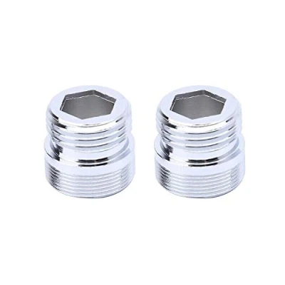 Imagen de Vogueing Tool Adaptador de grifo rosca 1,27 cm, conector aireador metal sólido para cocina y baño (M20 1/2, 2 piezas)
