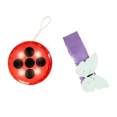 Imagen de Rubies Set Accesorios Ladybug para niñas, yo con luz y pulsera, Oficial Miraculous Carnaval, Halloween, Cumpleaños, Regalos