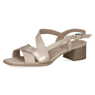 Imagen de CAPRICE 9 28204 42, Sandalia con talón Mujer, Offwhite Comb, 39 EU