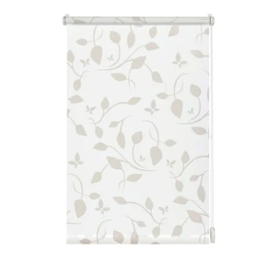 Imagen de GARDINIA EASYFIX Estor enrollable decorativo 100, Blanco (Scandinavian Blanco)/Natur, 100 x 150 cm