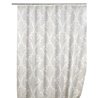 Imagen de WENKO Cortina de ducha Baroque antibacterial, lavable Beige