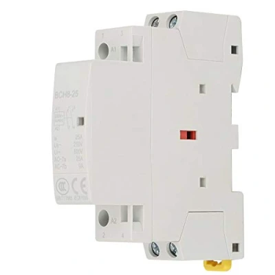 Imagen de contactor de AC 2P 25A, hogar riel DIN 220V / 230V 2NO 50 60HZ