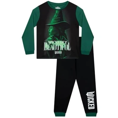 Imagen de Wicked Pijama Niña Chica Pijamas Niñas Invierno Negro 12 13 años