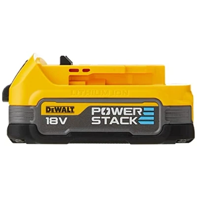 Imagen de DEWALT DCBP034 XJ Batería Powerstack 18V, 1,7 Ah, Tecnología innovadora de celdas bolsa, Utilizable en todas las herramientas 18V XR, Indicador capacidad a través LEDs