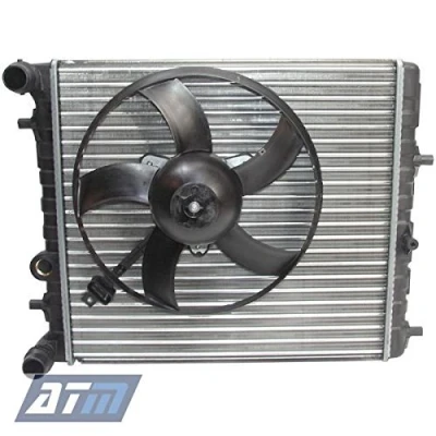 Imagen de JP GROUP 1114201000 Radiador, refrigeración del motor Aluminio, Plástico para vehículos sin aire acondicionado 430 414 23 Caja de cambios manual