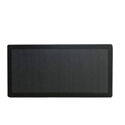 Imagen de BesDirect PC Fan Dust Filter Marco magnético Computer Grills Black Mesh Cooler Screen Cubierta de caja PVC a prueba polvo Negro (140x280mm)