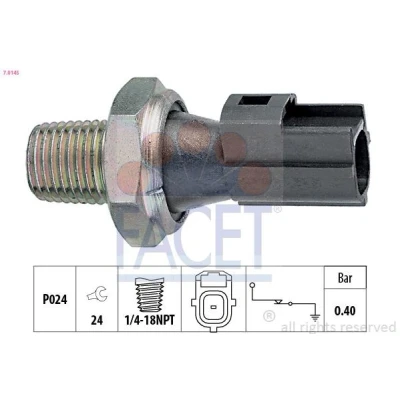 Imagen de FACET 7.0145 Sensor de Presión Aceite 1/4 18NPT Made in Italy OE Equivalent FORD: Transit Mk6 Bus, Focus Mk1 Berlina, Hatchback