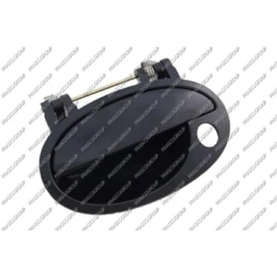 Imagen de PRASCO OP3508008 Manecilla de Puerta exterior, Delante, izquierda negro liso OPEL: Meriva A, Corsa C Hatchback