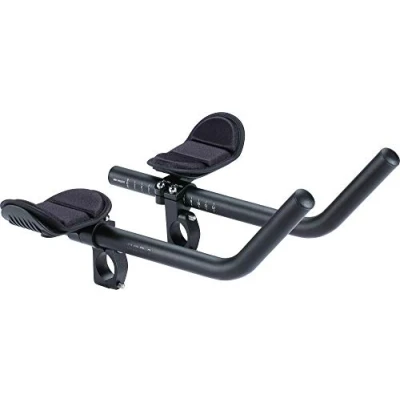 Imagen de BBB Aeromax Bhb 60 Reposabrazos de Aluminio para Bicicleta Carretera, Extra Largo en J, Unisex Adulto, Negro, Talla única