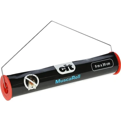Imagen de Kerbl CIT MuscaRoll Carrete para Moscas (9 m x 30 cm, Soporte metálico)