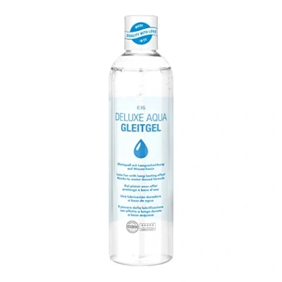 Imagen de Lubricante EIS &#039;Deluxe Aqua Lubricant&#039; 300 ml a base de agua Gel erótico para hombres y mujeres agradable la piel extra sensible Compatible con condones neutral