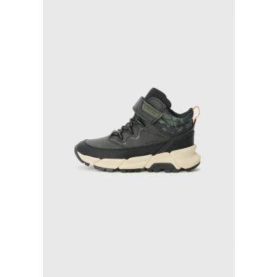 Imagen de Geox Flexyper PLUS Botines con cordones para niños, Talla: 31, Black/military Zapatos