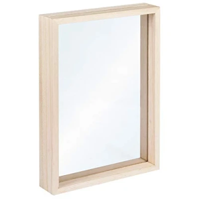 Imagen de Rayher marco de madera con doble metacrilato, 16x22x3,5 cm, para fotos grandes, 62840505