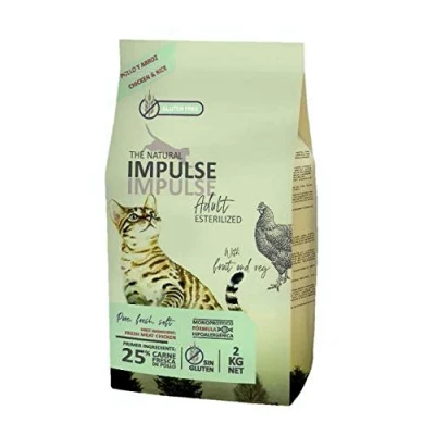 Imagen de NATURAL IMPULSE Cat STERILIZED Pienso para Gatos Esterilizados Saco 2 kg