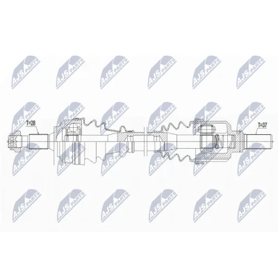 Imagen de Semi eje NTY NPW PE 061