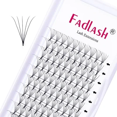 Imagen de Volumen Ruso 5D 0.07mm C Curl 10mm Prefabricados Extensiones de Pestañas Volume Lashes Extension