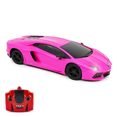 Imagen de CMJ RC Cars Lamborghini Aventador LP700 4 con Licencia Oficial a Escala 1:24 Coche de Control Remoto Luces Trabajo 2.4Ghz