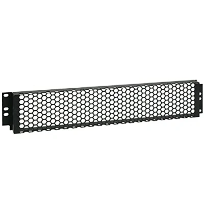 Imagen de Adam Hall 19&quot; Parts 87446 Carátula de Protección frontal taladrada 2 U, gruesa