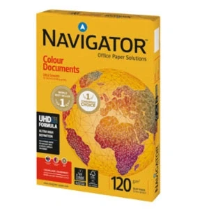 Imagen de Navigator Papel de presentación A4 120 g/m², 2000 hojas