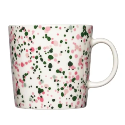 Imagen de Iittala Oliver Toikka Collection 1070614 Taza apta para lavavajillas en color rosa y verde, 400 ml, 3