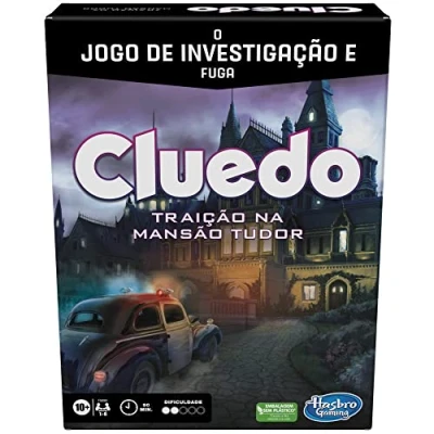 Imagen de Juego de Mesa Cluedo Traición en la mansión Tudor Estilo Escape Habitación cooperativo para Toda Familia Misterio (versión Portugués)