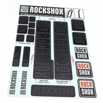 Imagen de ROCKSHOX Felgenbänder 03055019 Piezas de Repuesto, Unisex, Stealth, 30/32mm Standrohre