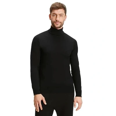 Imagen de FALKE Basic Roll Neck Rollkragen M PU Lana Suave Agradable para la Piel 1 Pieza, Suéter pulóver Hombre, Negro (Black 3000), 3XL