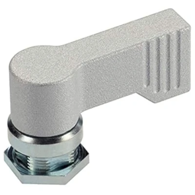 Imagen de Halder 24101.0261 cerrojo giratorio, Plata, D1 = 17 mm