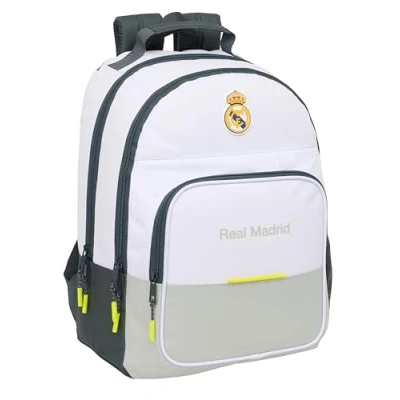 Imagen de Safta REAL MADRID EQUIPACIÓN 25/26 Mochila Escolar, Mochila, Ideal para Niños de Diferentes Edades, Cómoda y Versátil, Calidad Resistencia, 32x16x42 cm