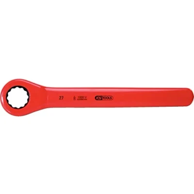 Imagen de KS Tools 117.4224 Llave de estrella carraca con aislamiento protector, 24 mm