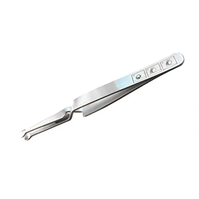 Imagen de pinza para garrapatas personas y mascotas punta en forma de cuchara acero inoxidable extraiga las fácilmente con estas pinzas cuchara.
