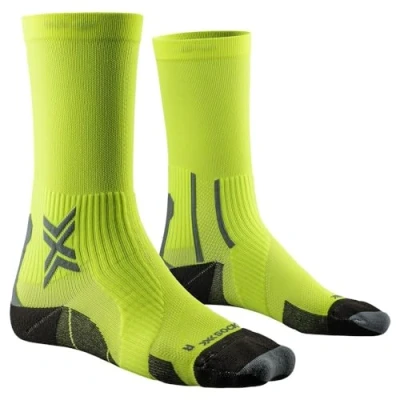 Imagen de X Socks Run Perform Crew, Calcetines, Unisex adulto, Fluo Yellow/Opal Black, 45 47