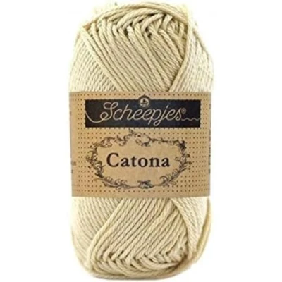 Imagen de Scheepjes 406 Suave Beige Té Catona Hilo 1x25g