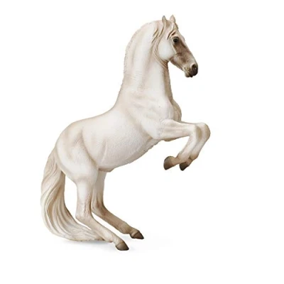 Imagen de Collecta Deqube Caballos Figura Coleccionable, Color lipizzaner Stallion, 4.4&quot;&quot; L x 5.4&quot;&quot; H (88518)