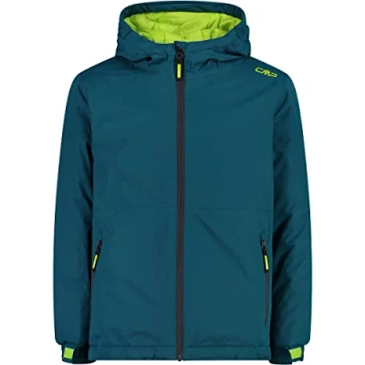 Imagen de CMP Chaqueta infantil ripstop con capucha fija, Lago profundo, 98