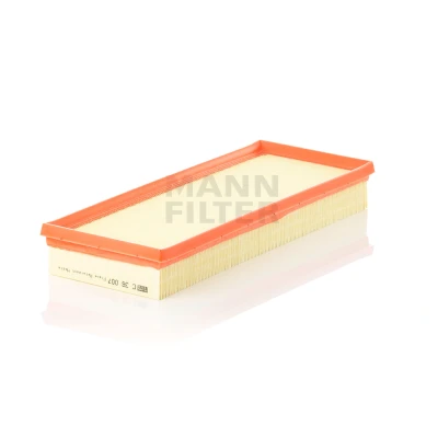 Imagen de MANN FILTER C 36 007 KIT filtro de aire 44 136 351 Cartucho filtrante con adicional para purga del cárter PEUGEOT: 308 II Hatchback
