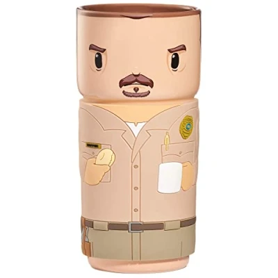 Imagen de Numskull Jim Hopper CosCup Taza de cerámica con manga goma, 400 ml