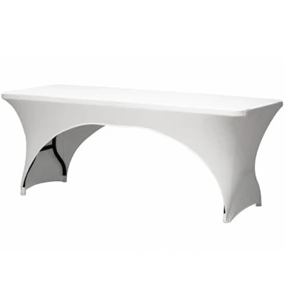 Imagen de Perel Cubierta para Mesa, Blanca, Rectangular, arqueada, 180 cm x 75 74