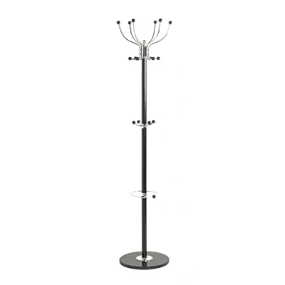 Imagen de HAKU Möbel Perchero cromo, negro, Mármol, metal Dim.: AL 176 cm x diámetro 38 cm, Estilo: Moderno