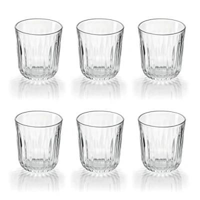 Imagen de Guzzini Gocce, Set 6 Vasos de vidrio Everyday Transparente, Ø 8,5 x h9 cm 08150000